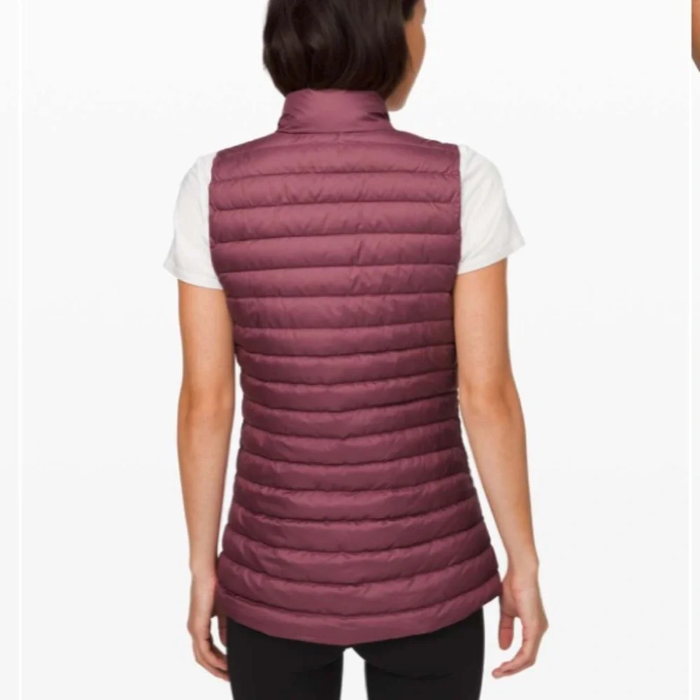 Lululemon Pack It Down Vest In Plumful Size 10 NWOT